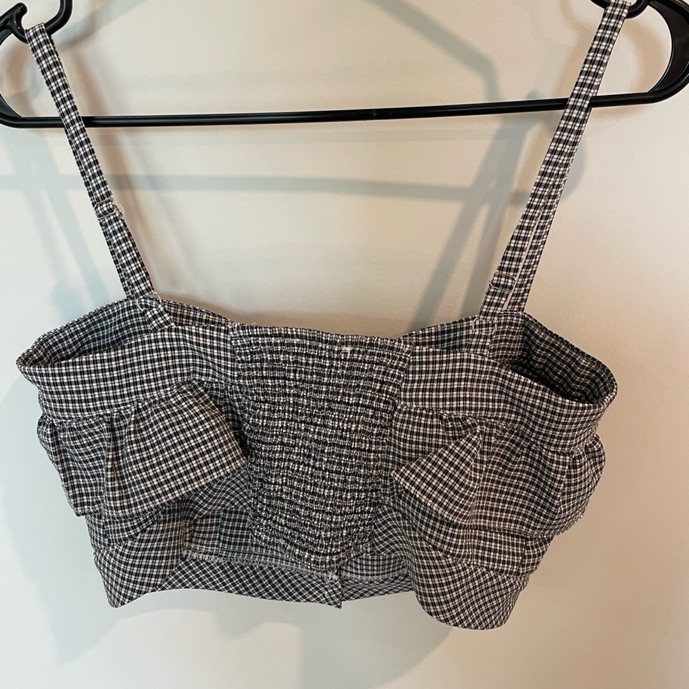 Wild Honey Checkered Crop Tank Size M - Picture 5 of 7